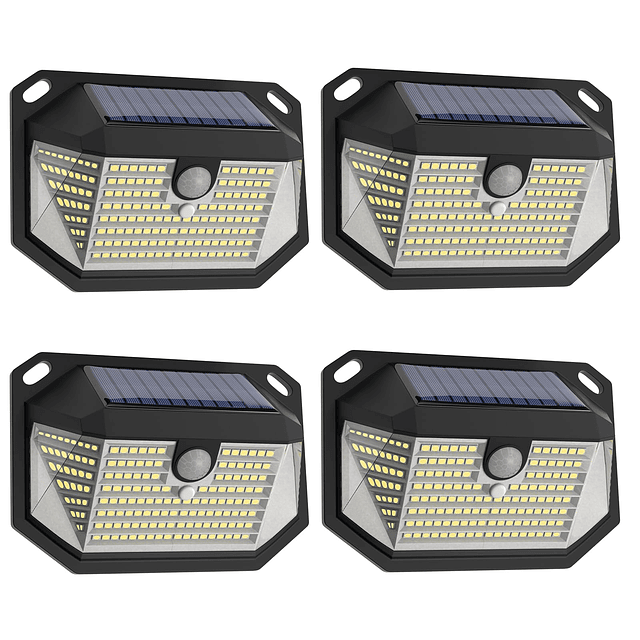 Luces solares para exteriores con IP65 impermeable y 3 modos