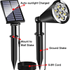 Foco solar al aire libre impermeable LED solar luces de pais