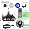 Luz solar para cobertizo diurno o nocturno 4+1 hojas 136 LED