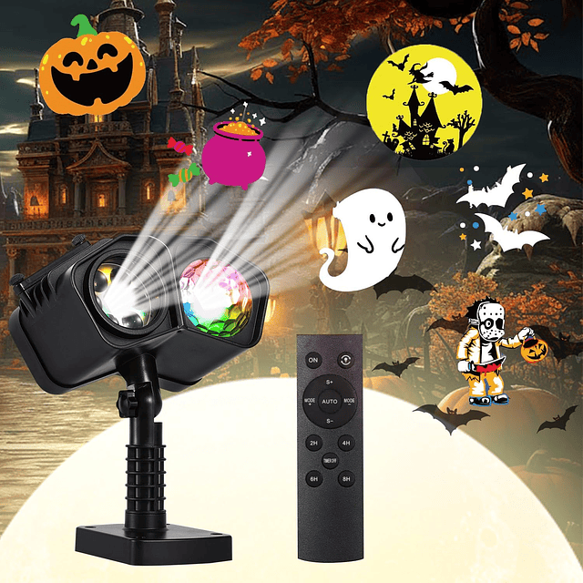 Luz de Proyector de Halloween para Exteriores Ideal para Nav