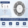 Luz LED para asta de bandera solarNueva luz de asta de bande