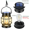 Linterna Solar Paquete de 2 Luces Solares para Exteriores Lu