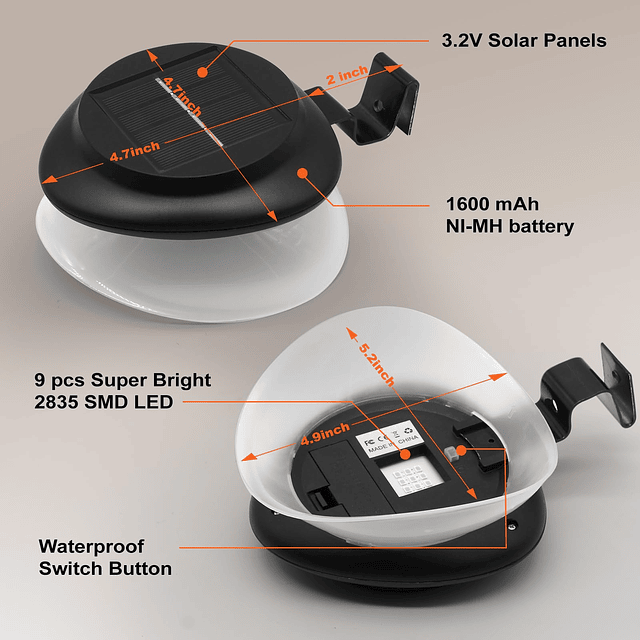 Luz solar para asta de bandera Luz para asta de bandera Sens