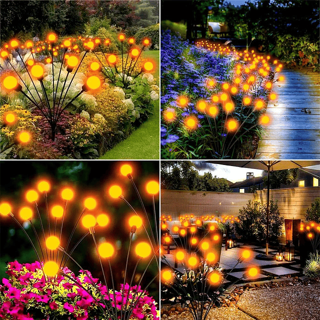 Decoraciones de Halloween Luces solares de jardín al aire li