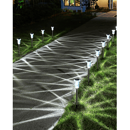 Luces solares para caminos al aire libre, impermeables, IP65