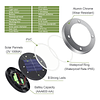 Luces solares al aire libre impermeables luces solares de ja