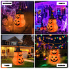 Decoraciones de calabaza de Halloween plegables con sensor d