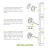 Lámpara de pared LED de vidrio burbuja de 12 pulgadas | 22W