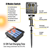 Luces solares de cuerda al aire libre impermeables 39 pies 1