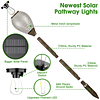 Luces solares para caminos al aire libre LED luces solares p