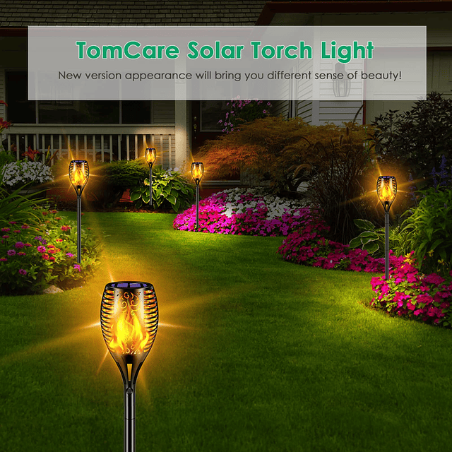 Luces solares para exteriores, 99 LED, luces de antorcha sol