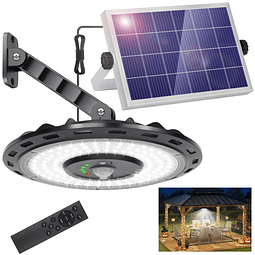 Ropelux Luces solares para interiores y exteriores, 3000 lm,