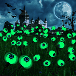 Luces solares de Halloween al aire libre 2 PAQUETES 16 LED L