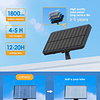 294 LED Luces solares con sensor de movimiento dividido para