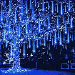 Luces de lluvia de meteoros Luces de Navidad al aire libre C