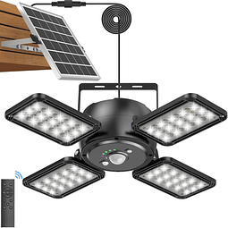 Luz colgante solar para exteriores, interior, con sensor de