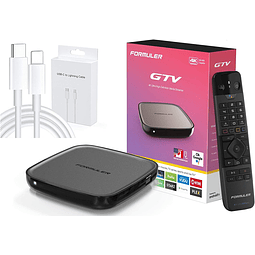 Formuler GTV certificado Android Tv OS 9.0 con control remot