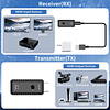 Mini transmisor y receptor HDMI inalámbrico portátil 4K, Plu