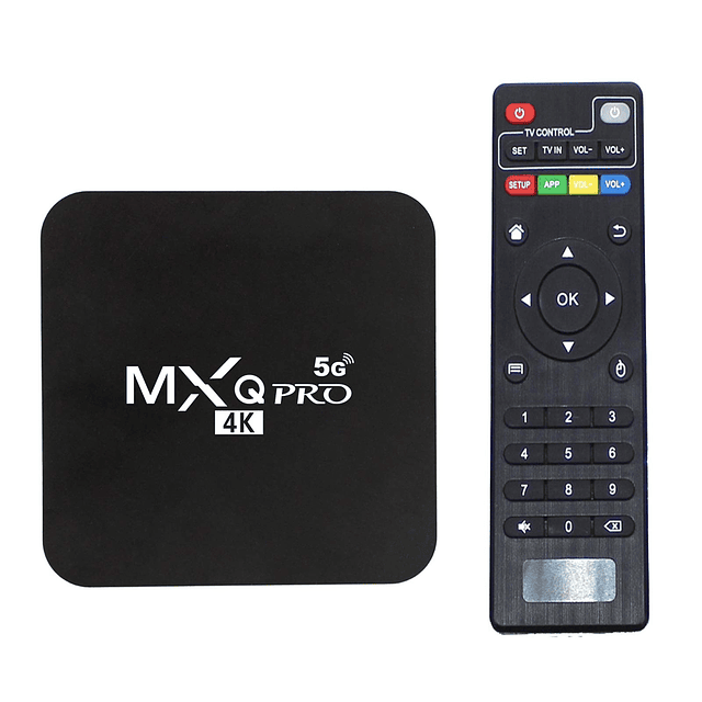 MXQ Pro 5G Android 13,1 TV Box Quad Core Ram 2GB ROM 16GB 4K