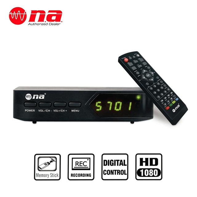 Caja convertidora de TV Digital HD DVR USB HDMI 1080P Adapta