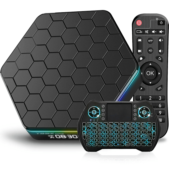 Android TV Box 2024 6K TV Box, Android TV Box 12.0 4GB RAM 6