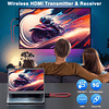 Transmisor y receptor HDMI inalámbrico, extensor HDMI inalám