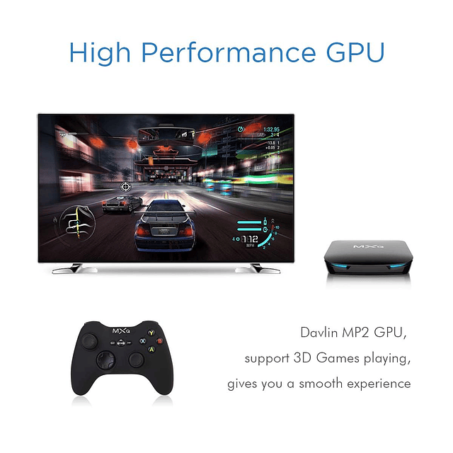 Android 11.0 TV Box Reproductor multimedia Amlogic S905W2 Qu