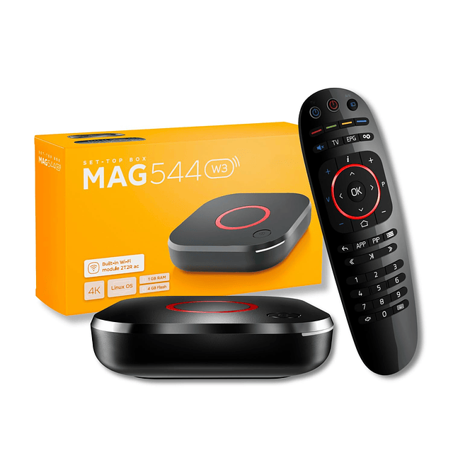 Raxxio MAG544w3 TV SetTop Box 4K HDR Dispositivo de transmis