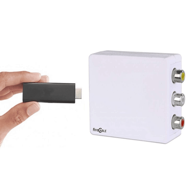 Adaptador convertidor RCA a HDMI para transmisión de TV clás