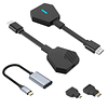 Transmisor y Receptor HDMI Inalámbrico con Adaptador USB C a