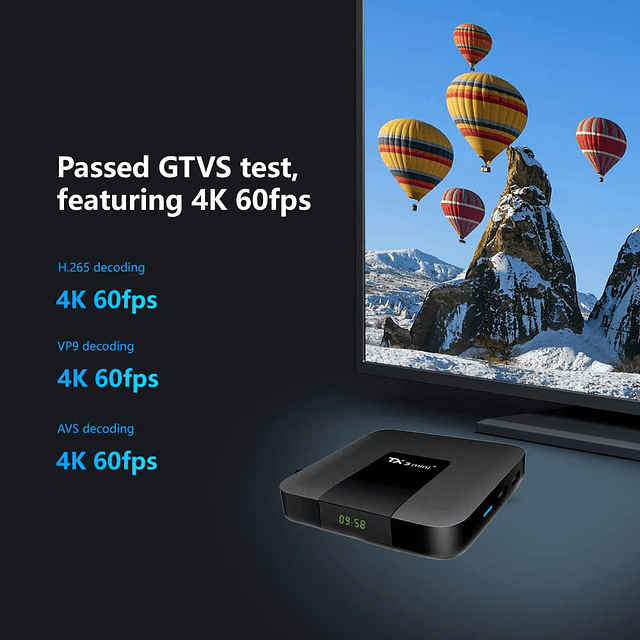 Android 11.0 TV Box, TX3 Mini Plus RAM 4GB ROM 64GB Quad Cor