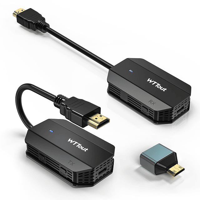 Transmisor y Receptor HDMI Inalámbrico, Kit de Extensión HDM