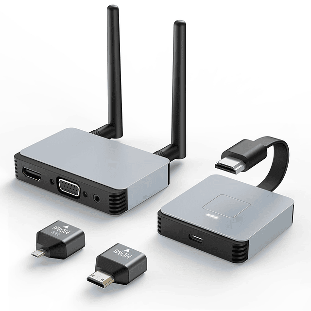 Transmisor y Receptor HDMI Inalámbrico, Extensor HDMI Inalám