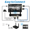 Adaptador inalámbrico de pantalla HDMI VGA, kit receptor de