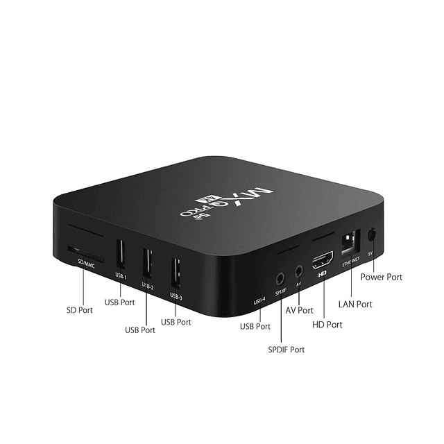 MXQ Pro 5G Android 13.1 TV Box 2024 Ram actualizado 2GB ROM