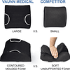 Cojín de asiento médico , almohada de apoyo lumbar para sill