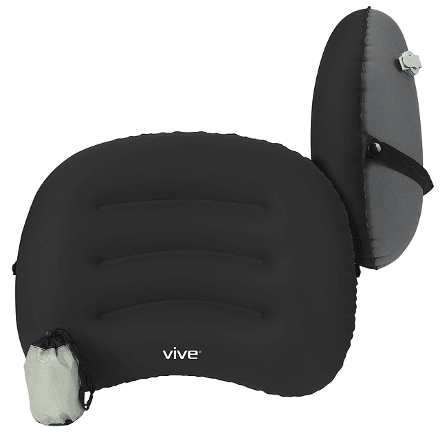 Almohada lumbar inflable Cojín para asiento de avión, soport