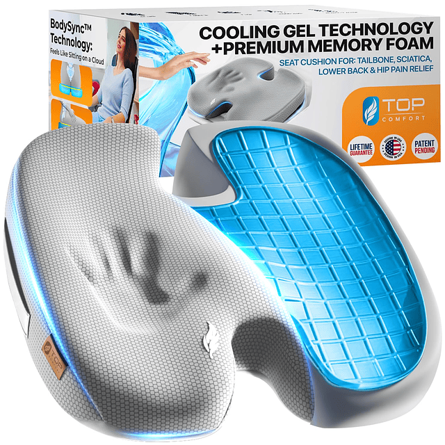 Cojín de asiento , tecnología BodySync™ con gel antideslizan