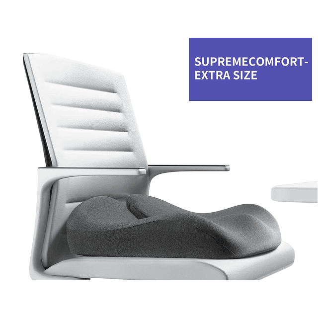 SupremeComfort Cojín extragrande de espuma viscoelástica con