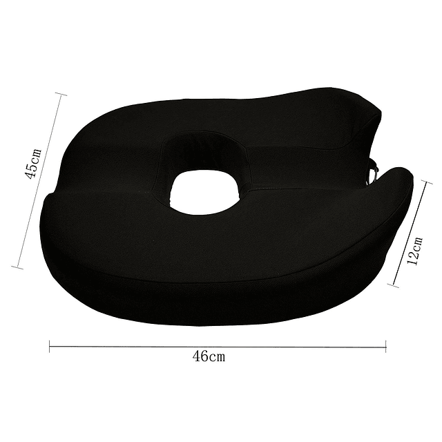 Cerbass Almohada ergonómica de donut para hemorroides, cojín