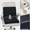 Cojín de asiento de apoyo lumbar, soporte lumbar ergonómico