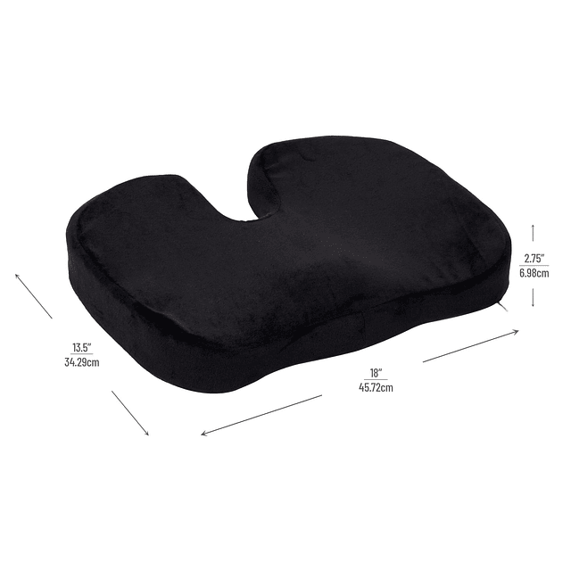 Cojín para silla de oficina, ergonómico, ortopédico, portáti