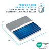 Cojín refrescante para asiento Cojín de gel para silla de of