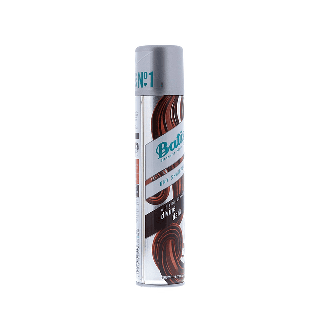 Color Shampoo seco, cabello oscuro 200 ml (paquete de 2)