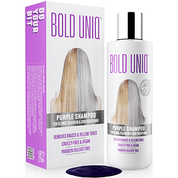 Shampoo Bold Uniq Purple - Elimina tonos amarillos y acondic