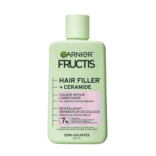 Fructis Hair Filler Acondicionador reparador de color con ce