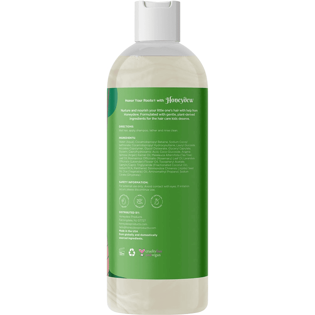 Shampoo limpiador para niños para el cuero cabelludo seco -