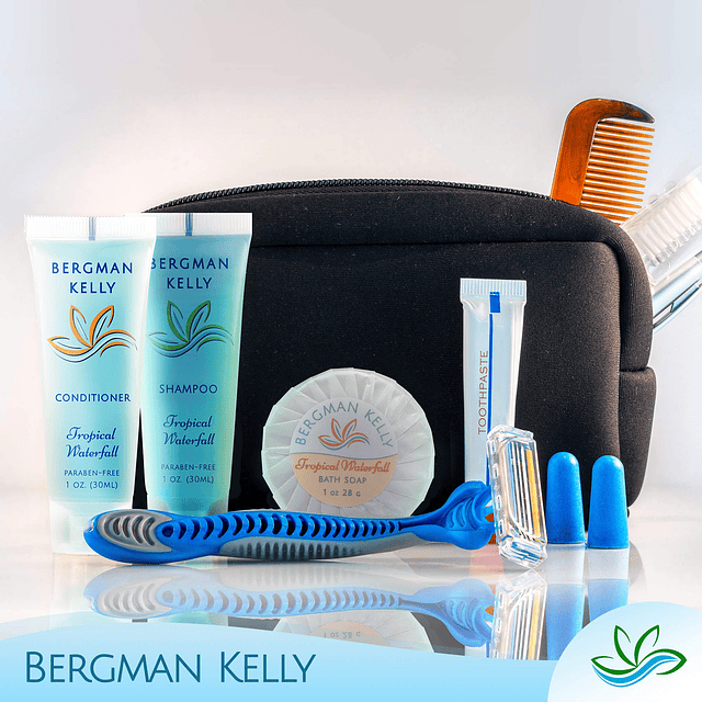 Bergman Kelly - Shampoo y acondicionador 2 en 1 tamaño viaje