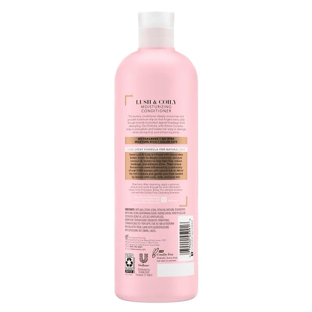 Luscious Juego de Shampoo y acondicionador para cabello riza