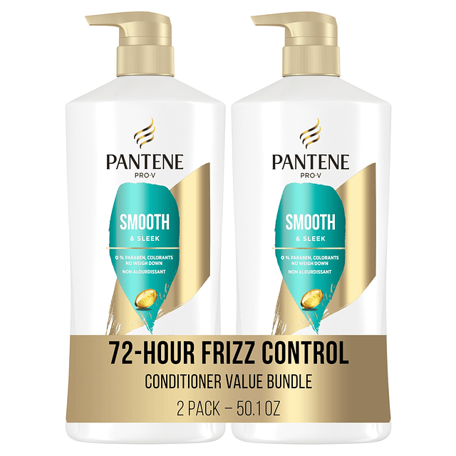 PANTENE PRO-V Acondicionador suave y elegante, 25.1 oz, paqu